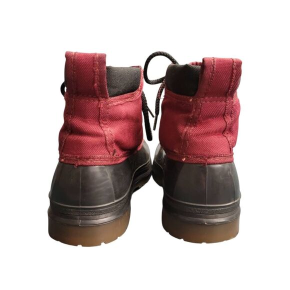 KAMIK Red Duck Rain Boots Waterproof Warm Lining Ankle Booties - Picture 6 of 13